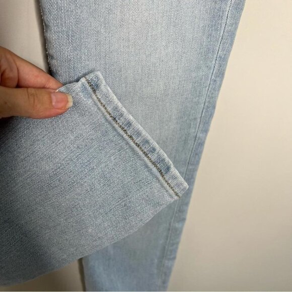 J Crew Denim Womens Size 25 9" High Rise Toothpick Light Wash Jeans Stretch Blue - Picture 7 of 13